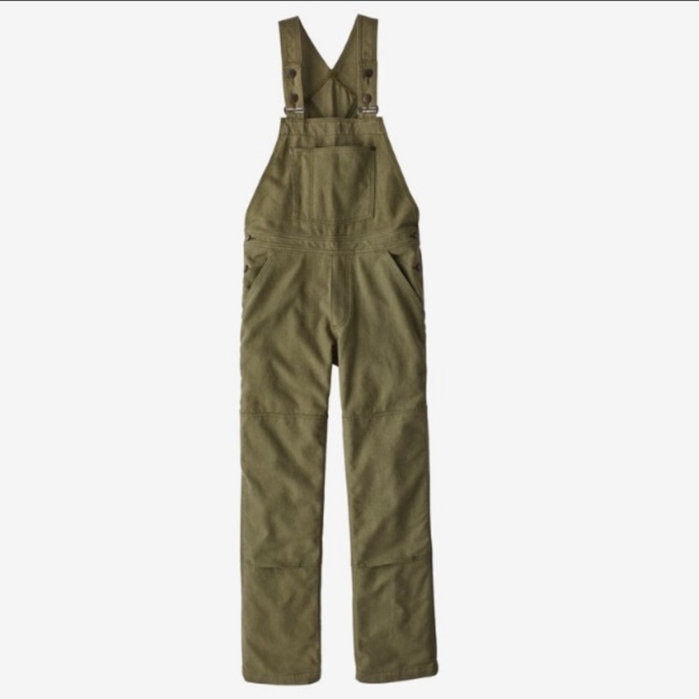Patagonia hemp overalls army green